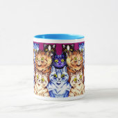 Mug de chats cool par Louis Wain (Centre)