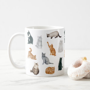 Mug de chats joueurs
