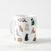 Mug de chats joueurs (Devant gauche)