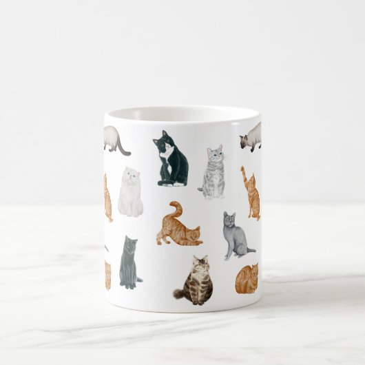 Mug de chats joueurs (Centre)