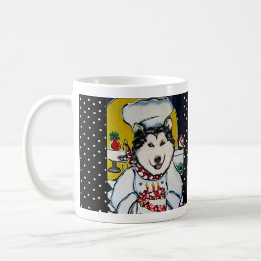 Mug de Chef Malamute d'Alaska (Gauche)