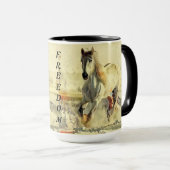 Mug de Cheval sauvage (Devant droit)