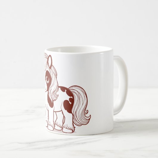 Mug de cheval Whimsical (Devant droit)
