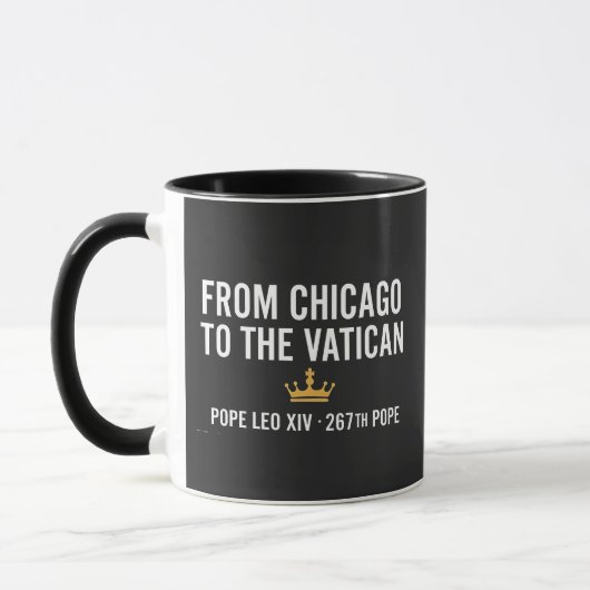 Mug De Chicago Au Pape Vatican Leo 267e (Gauche)