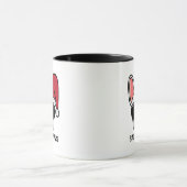 Mug de Chien à Chien blanc de Noël (Centre)
