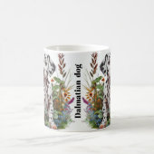 Mug de chien dalmate, Drôle café dalmate (Centre)