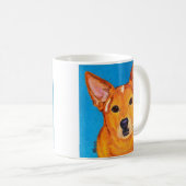 Mug de chien de bétail australien - "rouge" (Devant droit)