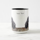 Mug de chien de caniche standard (Centre)