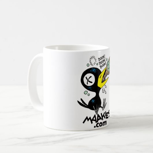 Mug de chien de corneille à boire (Devant gauche)