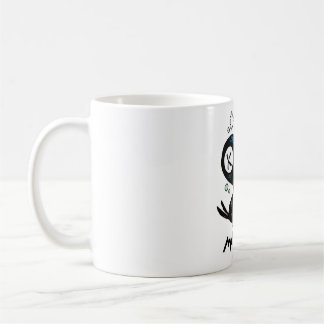 Mug de chien de corneille à boire