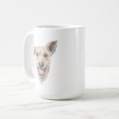 Mug de chien de race mixte | 15 oz (Devant gauche)