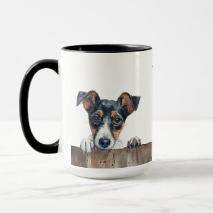 Mug de chien de Terrier de renard lisse