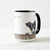 Mug de chien de Terrier de renard lisse (Devant droit)