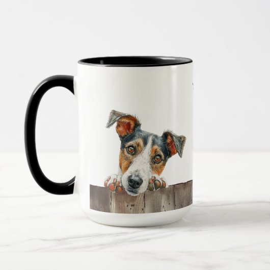 Mug de chien de Terrier de renard lisse (Gauche)