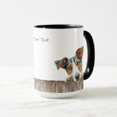 Mug de chien de Terrier de renard lisse (Devant droit)