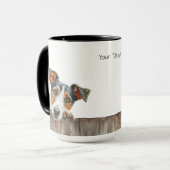 Mug de chien de Terrier de renard lisse (Devant gauche)