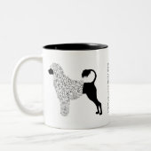 Mug de chien d'eau portugais (Gauche)