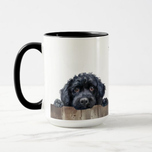 Mug de chien d'eau portugais (Gauche)