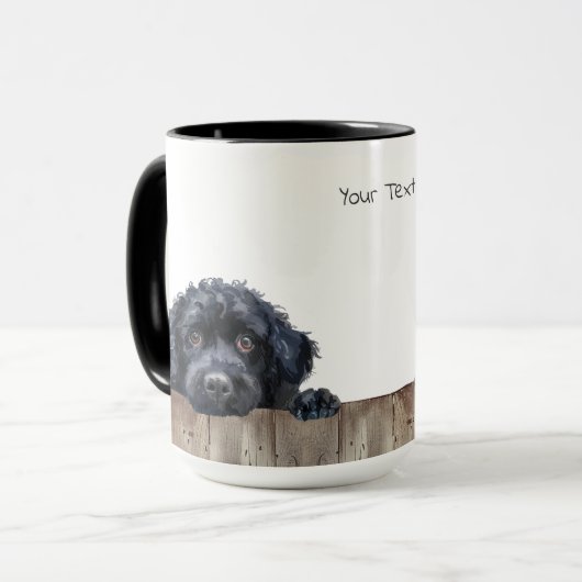 Mug de chien d'eau portugais (Devant gauche)