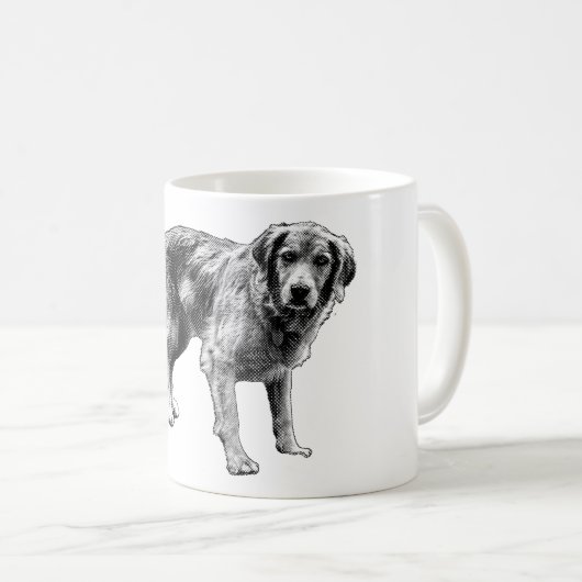 Mug de chien éffrayant (Devant droit)