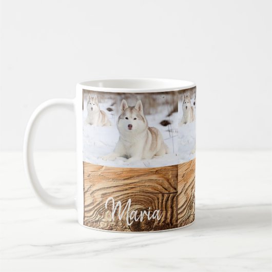 Mug de chien Husky (Gauche)
