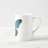 Mug de Chine à l'os bleu papillon (Droite)