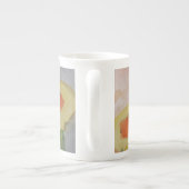 Mug de Chine aux tournesols Abstraits (Dos)