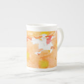 Mug de Chine d'os floraux multicolores (Devant droit)