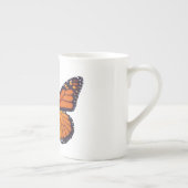 Mug de Chine orangé à papillon orange (Droite)