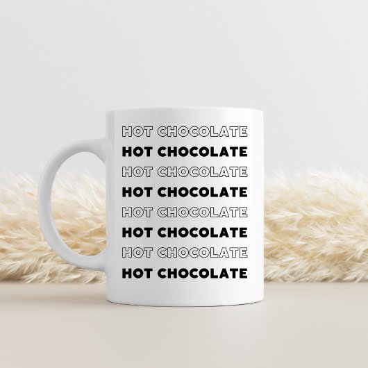 Mug de Chocolat Chaud