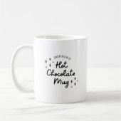 Mug de Chocolat Chaud Calligraphie Mignonne Modern (Gauche)