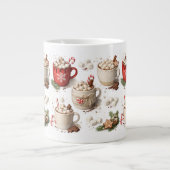 Mug de Chocolat Chaud de Noël (Devant)
