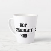 Mug de Chocolat Chaud Personnalisé (Angle gauche)