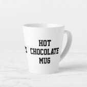 Mug de Chocolat Chaud Personnalisé (Angle droit)