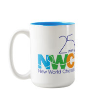 Mug de chorale du nouveau monde du 25e anniversair