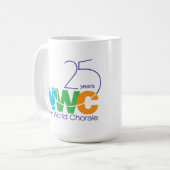 Mug de chorale du nouveau monde du 25e anniversair (Devant gauche)