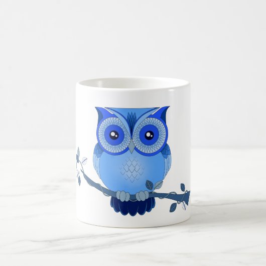 Mug de Chouette bleue (Centre)