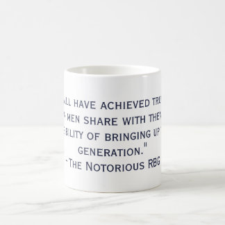 Mug de citation célèbre RBG