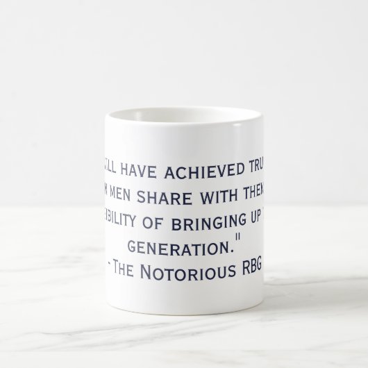 Mug de citation célèbre RBG (Centre)