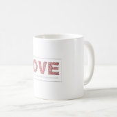 Mug de citation d'amour romantique - Cadeau mignon (Devant droit)