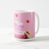 Mug de citation d'amour romantique - Cadeau parfai (Devant droit)