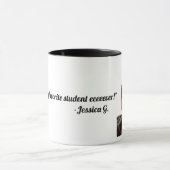 Mug de citation de Jess non impressionné (Centre)