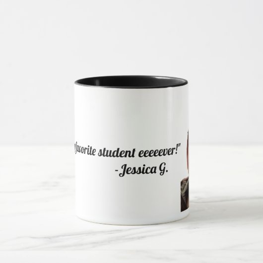 Mug de citation de Jess non impressionné (Centre)
