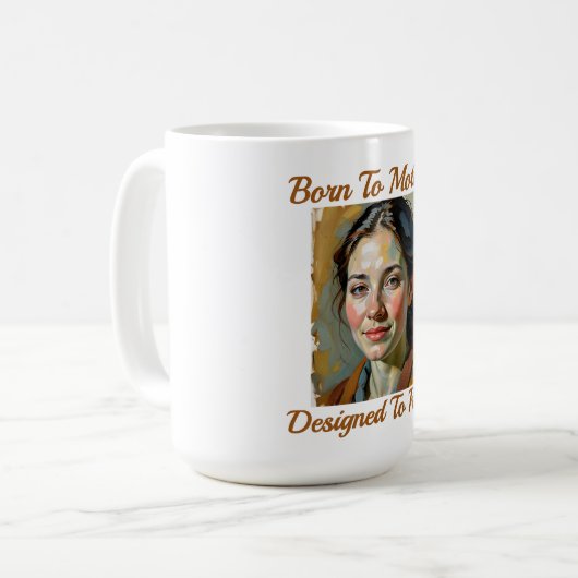 Mug de citation de la mère née (Devant gauche)