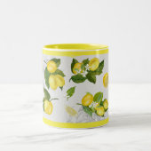 Mug de citron gris et jaune (Centre)