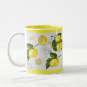 Mug de citron gris et jaune (Gauche)