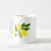 Mug de citron personnalisé (Devant gauche)