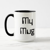 Mug de code barre (Gauche)