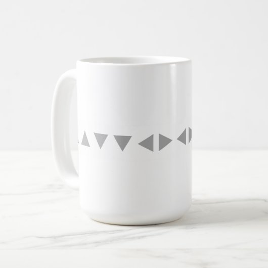 Mug de code de vie moderne 30 (Devant gauche)