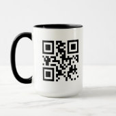 Mug de code QR personnalisé (Gauche)
